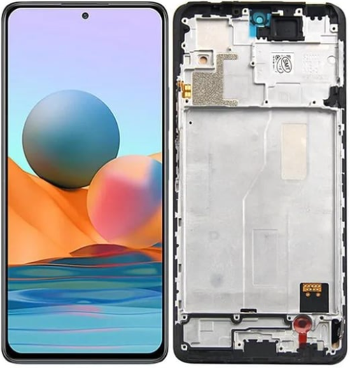 Xiaomi Redmi Note 10 Pro 4G Uyumlu Çıtalı Lcd Ekran Dokunmatik