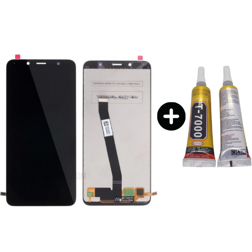 Xiaomi Redmi 7A Uyumlu Çıtalı Lcd Ekran Dokunmatik + B7000