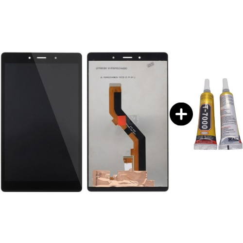 Samsung Galaxy Tab A8 SM-T295 Uyumlu A Kalite Dokunmatik Set Siyah + B7000