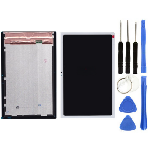 Samsung Galaxy Tab A7 SM-T505 Uyumlu A Kalite Dokunmatik Set Beyaz + Tamir Seti