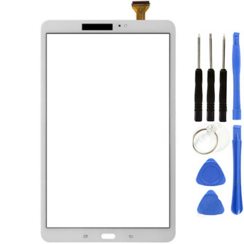 Samsung Galaxy Tab A SM-T585 Uyumlu A Kalite Dokunmatik Beyaz + Tamir Seti