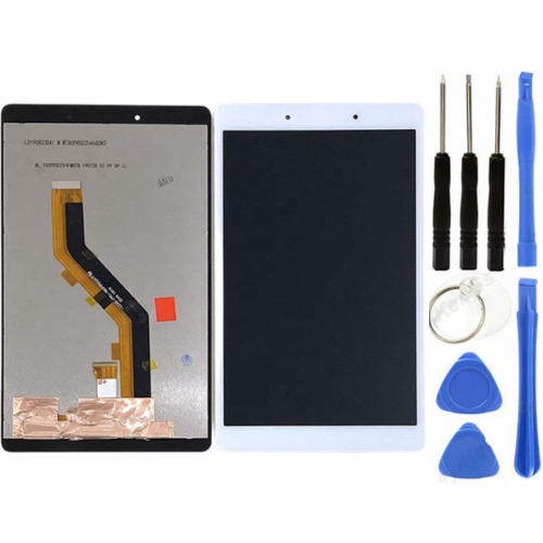 Samsung Galaxy Tab A8 SM-T290F Uyumlu Servis Dokunmatik Set Beyaz + Tamir Seti