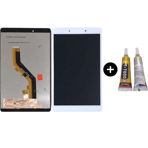 Samsung Galaxy Tab A8 SM-T290 Uyumlu Dokunmatik Set Beyaz + B7000
