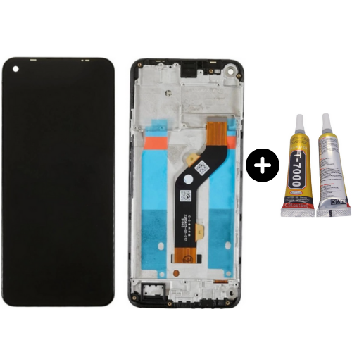 Tecno Camon 16 Uyumlu Çıtalı Servis Lcd Ekran Dokunmatik + B7000