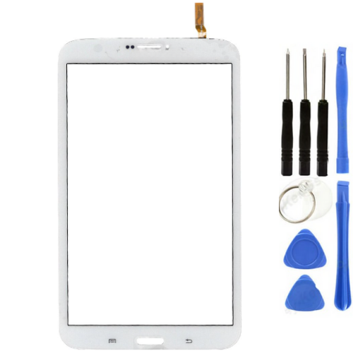 Samsung Galaxy SM-T312 Uyumlu A Kalite Dokunmatik Beyaz + Tamir Seti