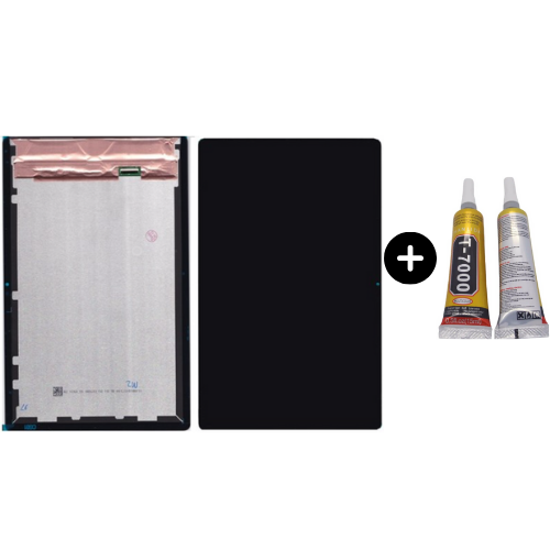 Samsung Galaxy Tab A7 SM-T500 Uyumlu Servis Dokunmatik Set Siyah + B7000