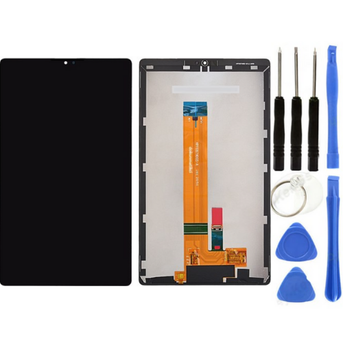 Samsung Galaxy Tab A7 Lite SM-T220 Uyumlu A Kalite Dokunmatik Set Siyah + Tamir Seti