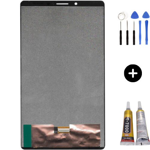 Lenovo Tab M7 TB-7306F Uyumlu HK Lcd Dokunmatik Set + Montaj Seti