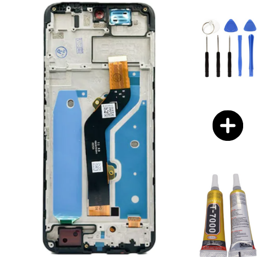 Tecno Pova 4 Uyumlu Çıtalı Servis Lcd Ekran Dokunmatik + Montaj Seti