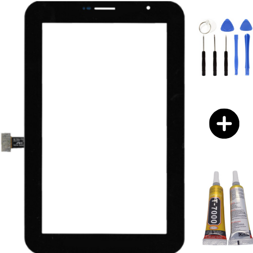 Samsung Galaxy Tab 2 SM-P3105 Uyumlu A Kalite Dokunmatik Siyah + Montaj Seti