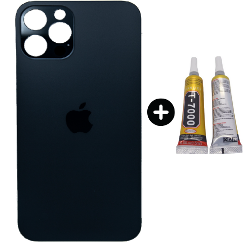 iPhone 12 Pro Uyumlu Arka Pil Batarya Kapak Mavi + B7000