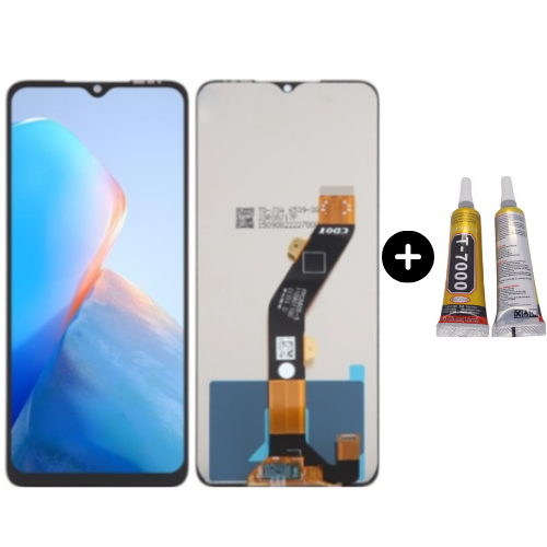 Tecno Spark 10 Kl5q Uyumlu Lcd Ekran Dokunmatik + B7000
