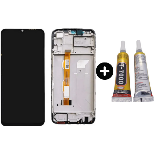 Vivo Y11S Uyumlu Çıtalı Servis Lcd Ekran Dokunmatik + B7000