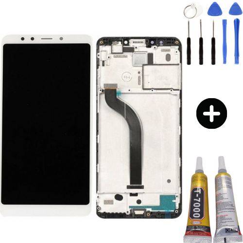 Xiaomi Redmi 5 Uyumlu Çıtalı Lcd Ekran Dokunmatik Siyah + Montaj Seti
