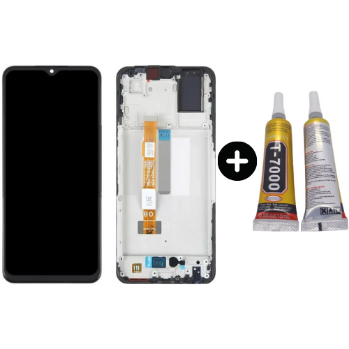 Vivo Y33s Uyumlu Çıtalı A Kalite Lcd Ekran Dokunmatik + B7000