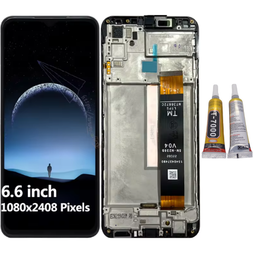 TE Samsung M23 M236 Uyumlu Çıtalı OLED Lcd Ekran + B7000