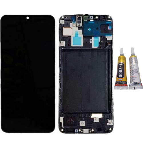 TE Samsung A24 A245F Uyumlu Çıtalı Lcd Ekran + B7000
