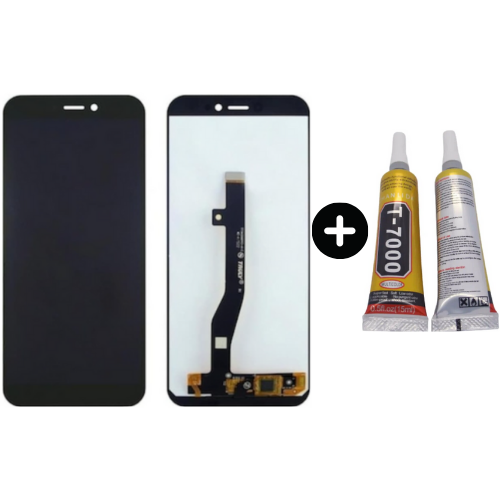 General Mobile GM 9 Go Uyumlu OLED Lcd Ekran Dokunmatik Siyah + B7000