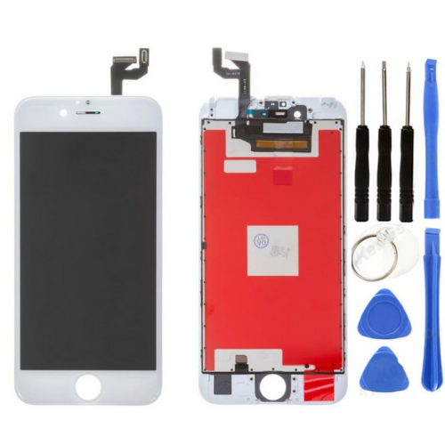 iPhone 6S Uyumlu Servis Lcd Ekran Dokunmatik Beyaz + Tamir Seti