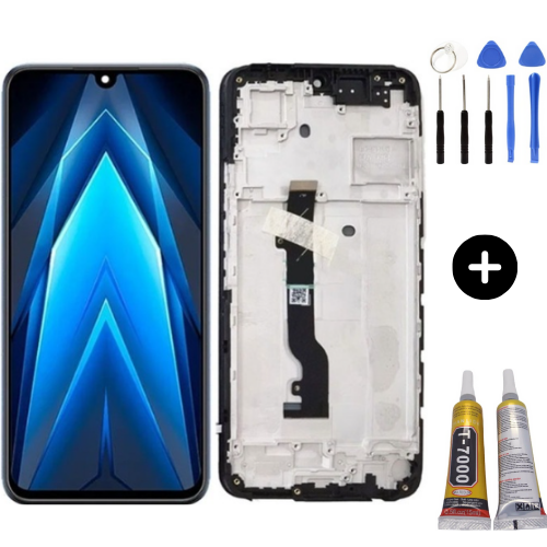 Tecno Pova 4 Pro Uyumlu Çıtalı HK Lcd Ekran Dokunmatik + Montaj Seti