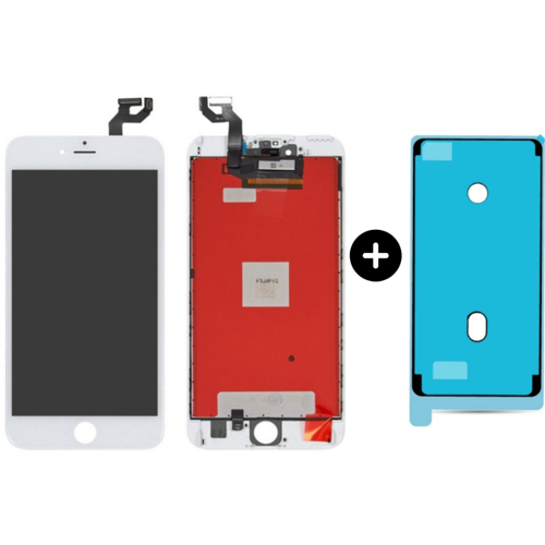iPhone 6S Plus Uyumlu A Kalite Lcd Ekran Dokunmatik Beyaz + Sıvı Ve Toza Dayanıklılık Bandı