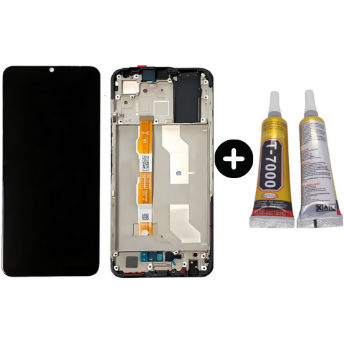 Vivo Y21s Uyumlu Çıtalı Lcd Ekran Dokunmatik + B7000