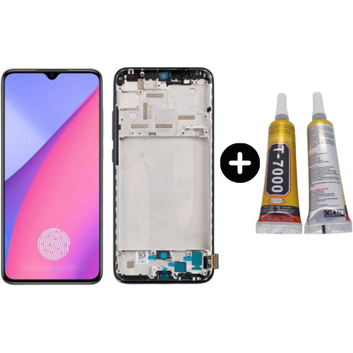 Xiaomi Mi A3 Uyumlu Çıtalı OLED Lcd Ekran Dokunmatik + B7000