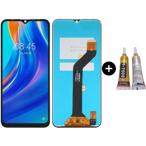 Tecno Spark 7 Pro Uyumlu Servis Lcd Ekran Dokunmatik + B7000