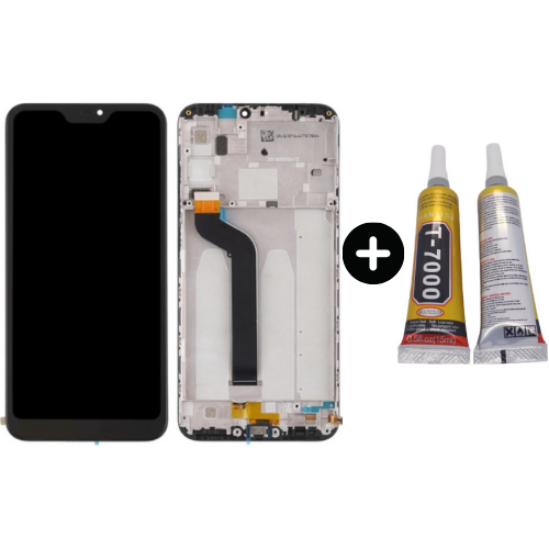 Xiaomi Mi A2 Lite Uyumlu Çıtalı Servis Lcd Ekran Dokunmatik + B7000