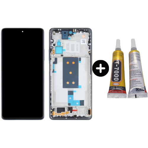 Xiaomi Mi 11T Uyumlu Çıtalı A Kalite Lcd Ekran Dokunmatik + B7000