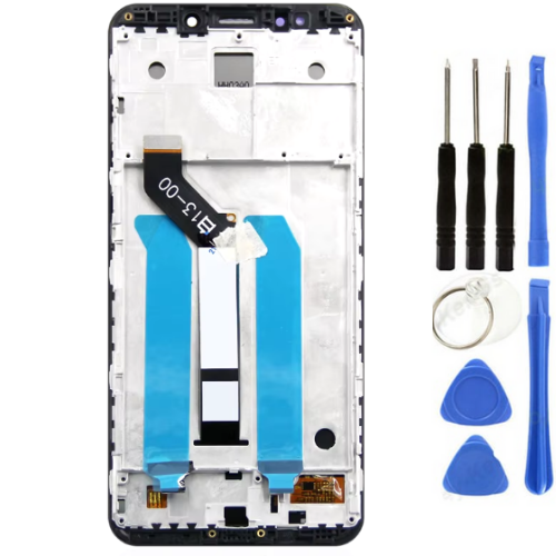 Xiaomi Redmi 5 Uyumlu Çıtalı Servis Lcd Ekran Dokunmatik Siyah + Tamir Seti