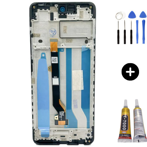 Tecno Spark 10 Pro Uyumlu Çıtalı Lcd Ekran Dokunmatik + Montaj Kiti