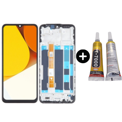 Vivo Y35 Uyumlu Çıtalı Servis Lcd Ekran Dokunmatik + B7000