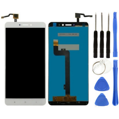 Xiaomi Mi Max 2 Uyumlu Lcd Ekran Dokunmatik Beyaz + Tamir Seti