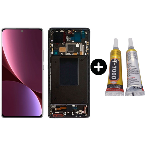 Xiaomi Mi 12 Pro Uyumlu Çıtalı Lcd Ekran Dokunmatik + B7000
