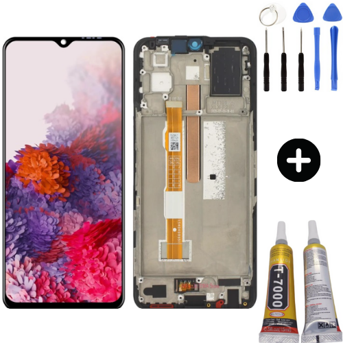 Vivo Y53s Uyumlu Çıtalı A Kalite Lcd Ekran Dokunmatik + Montaj Seti