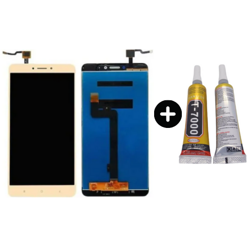 Xiaomi Mi Max 2 Uyumlu OLED Lcd Ekran Dokunmatik Gold + B7000