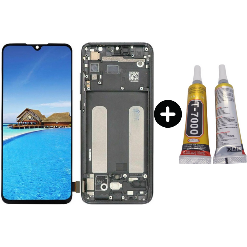 Xiaomi Mi 9 Lite Uyumlu Çıtalı OLED Lcd Ekran Dokunmatik + B7000