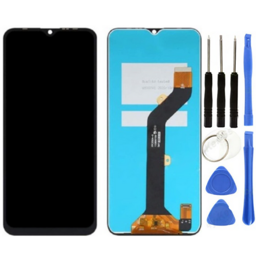 Tecno Spark 6 Go Uyumlu Servis Lcd Ekran Dokunmatik + Tamir Seti