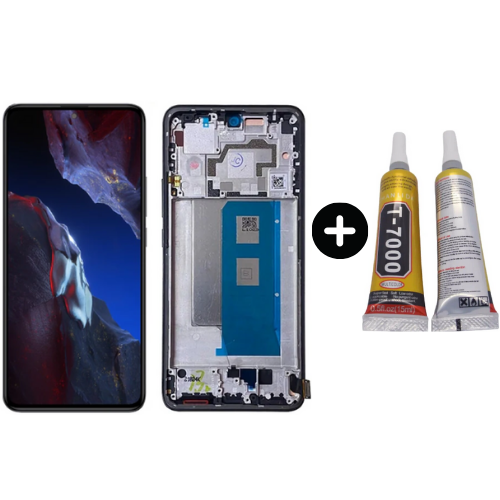 Xiaomi Poco F5 Pro Uyumlu Çıtalı A Kalite Lcd Ekran Dokunmatik + B7000