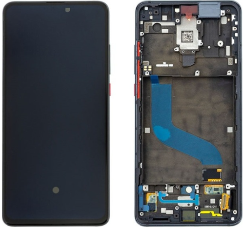 Xiaomi Mi 9T Uyumlu Çıtalı Lcd Ekran Dokunmatik Siyah 