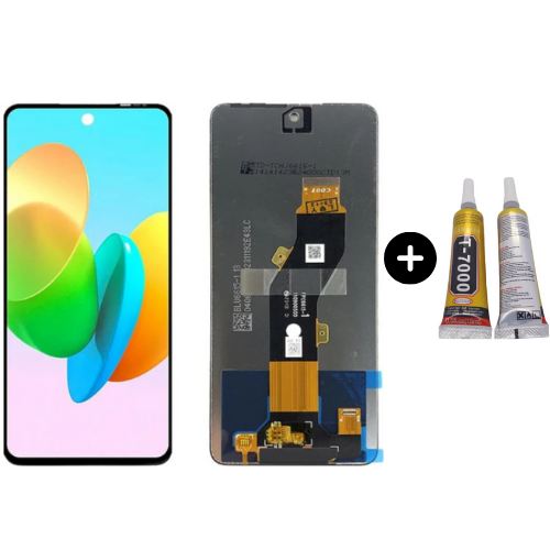 Tecno Spark 20C Uyumlu HK Lcd Ekran Dokunmatik + B7000