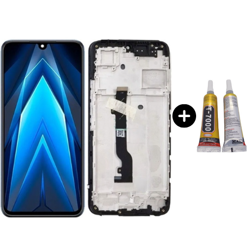 Tecno Pova 4 Pro Uyumlu Çıtalı OLED Lcd Ekran Dokunmatik + B7000