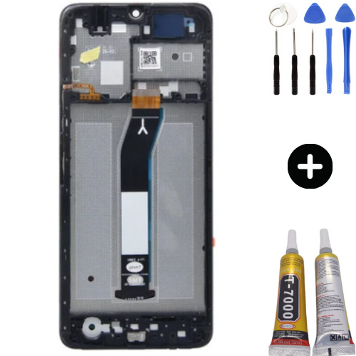 Xiaomi Redmi A3 Uyumlu Çıtalı A Kalite Lcd Ekran Dokunmatik + Montaj Seti