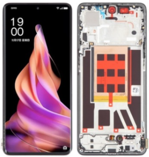 Oppo Reno 9 Pro Uyumlu Çıtalı Servis Lcd Ekran Dokunmatik