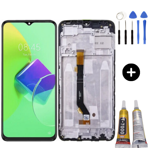 Tecno Spark 9 Pro Uyumlu Çıtalı HK Lcd Ekran Dokunmatik + Montaj Seti