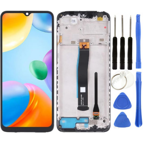 Xiaomi Redmi 10C Uyumlu Çıtalı OLED Lcd Ekran Dokunmatik + Tamir Seti