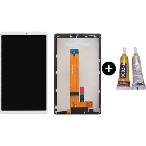 Samsung Galaxy Tab A7 Lite SM-T225 Uyumlu Servis Dokunmatik Set Beyaz + B7000
