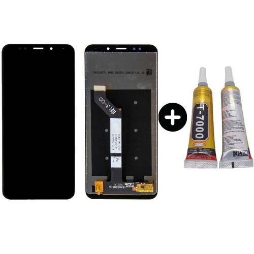Xiaomi Redmi 5 Plus Uyumlu OLED Lcd Ekran Dokunmatik Siyah + B7000