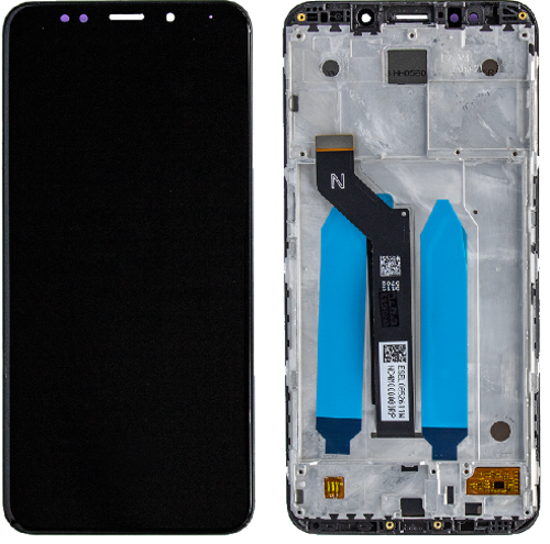 Xiaomi Redmi 5 Plus Uyumlu Çıtalı OLED Lcd Ekran Dokunmatik Siyah